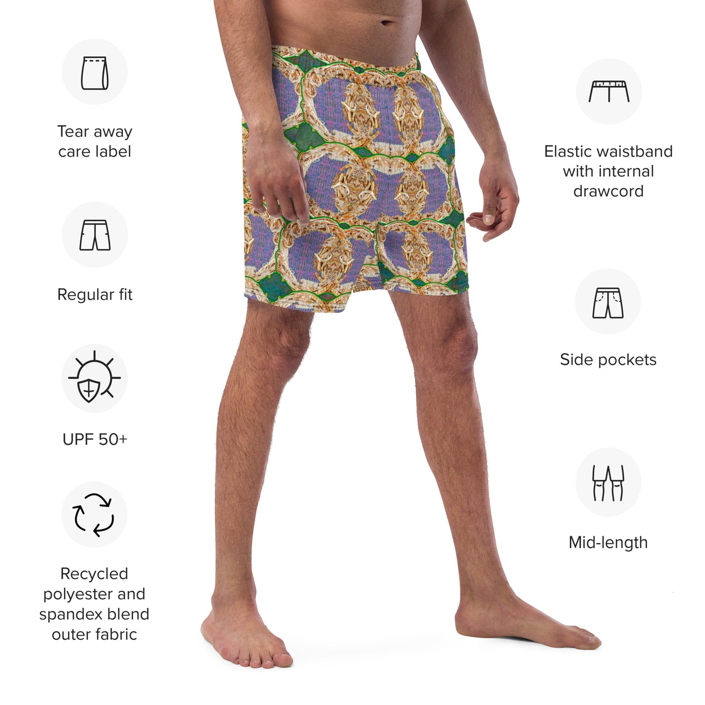 Swim Trunks (Virilis)(Ouroboros Smith Butterfly) RJSTH@Fabric#4 RJSTHS2023 RJS