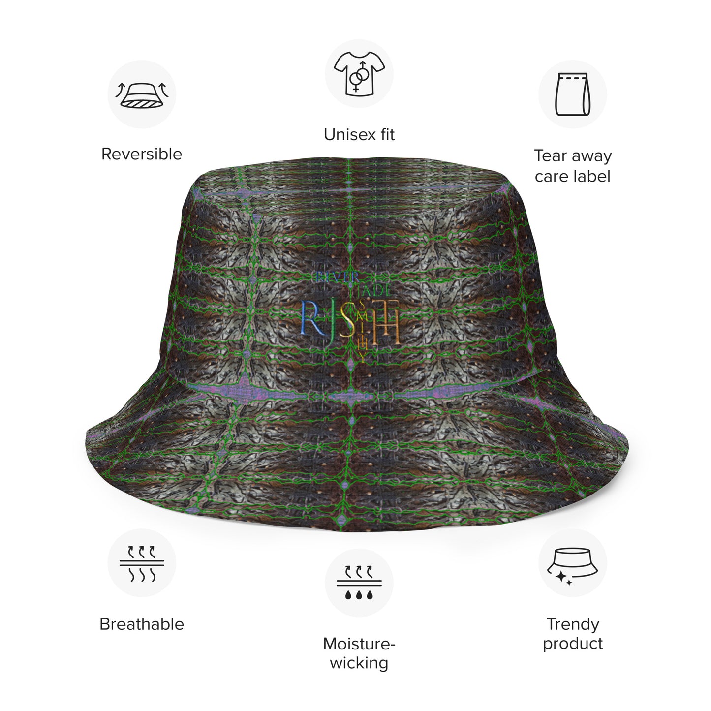 Bucket Hat (Tree Link Purple Logo) RJSTH@Fabric#4 RJSTHs2024 RJS