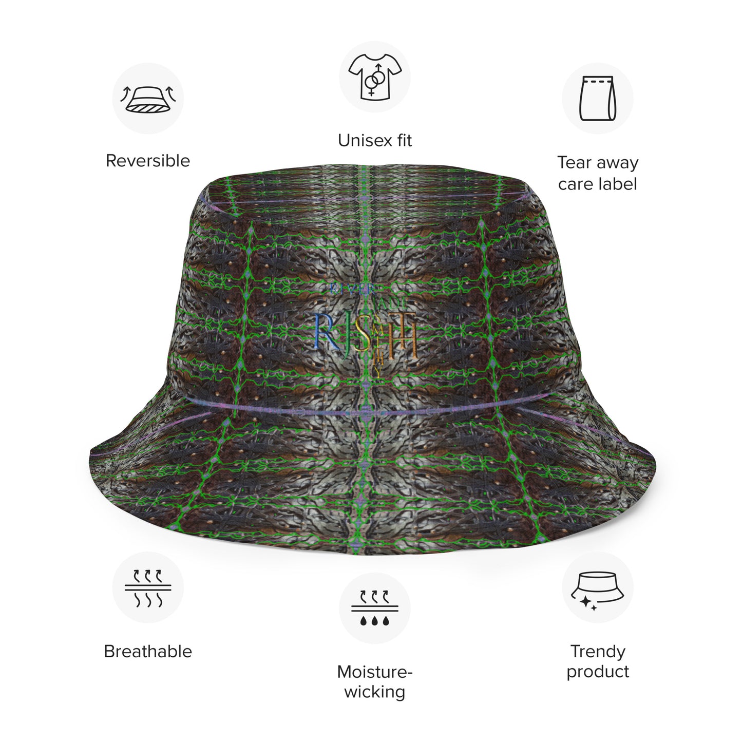 Bucket Hat (Tree Link Purple Logo) RJSTH@Fabric#5 RJSTHs2024 RJS