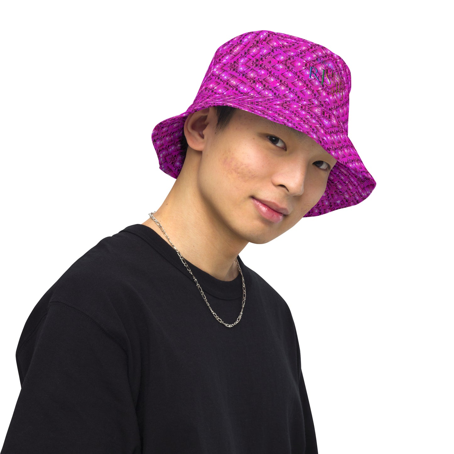 Bucket Hat (Sugar Stick Twirl (Elder Gift) Pink Logo) RJSTHs2024 RJS