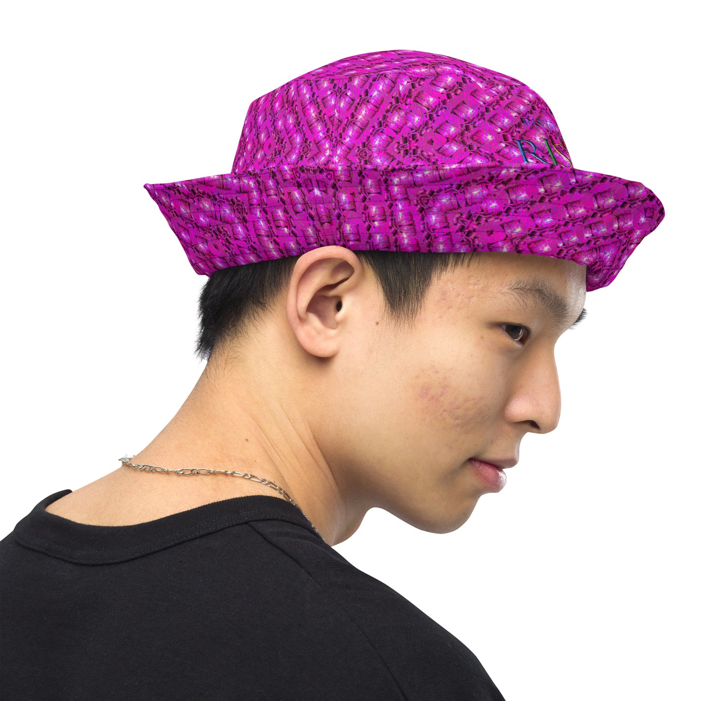 Bucket Hat (Sugar Stick Twirl (Elder Gift) Pink Logo) RJSTHs2024 RJS