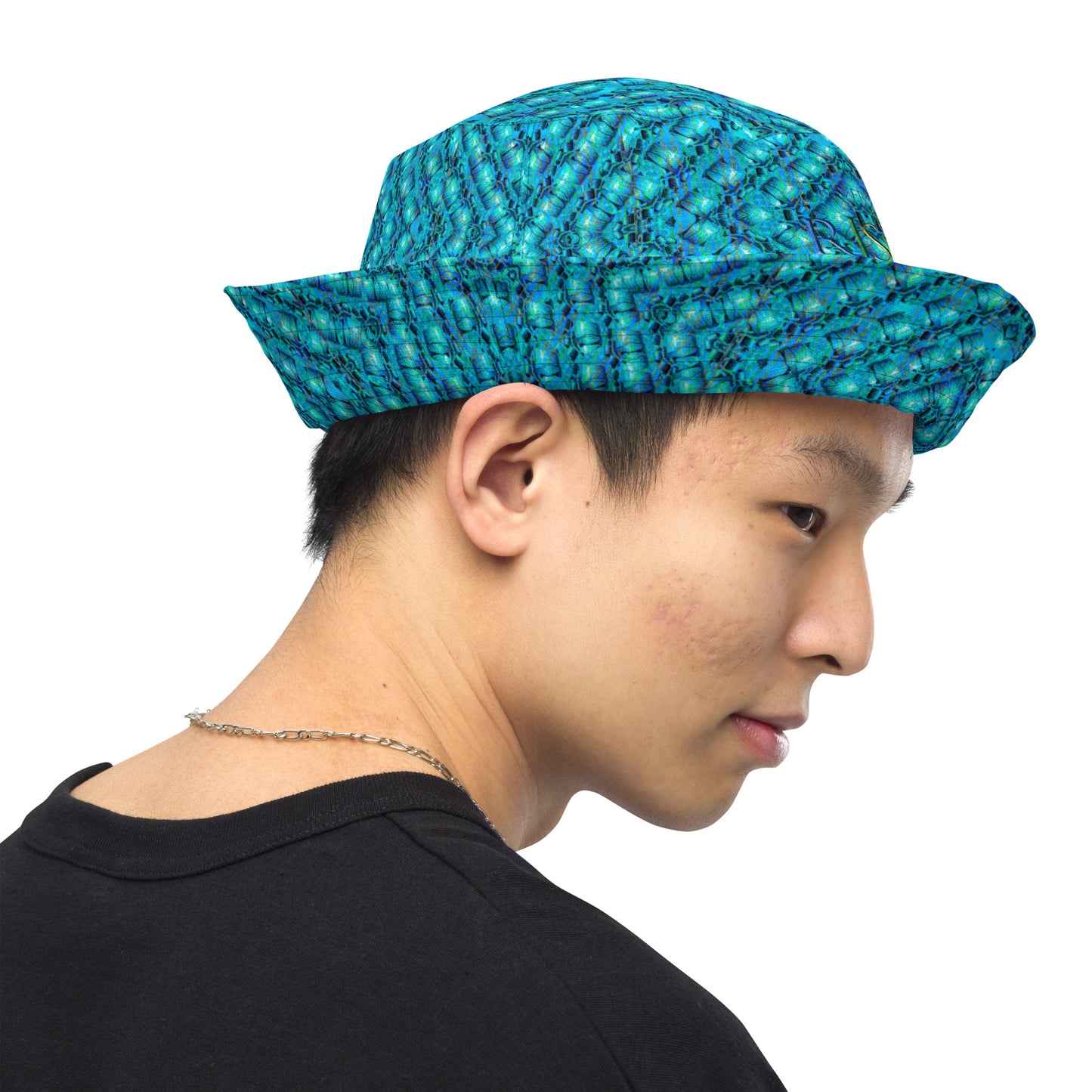 Bucket Hat (Sugar Stick Twirl (Elder Gift) Blue Logo) RJSTHs2024 RJS