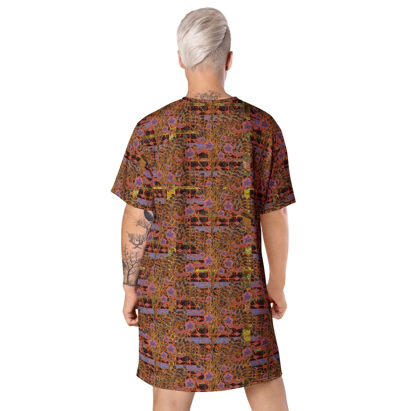 T-Shirt Tunic (Muliebris/Virilis)(Tree Link WindSong Flower) RJSTH@Fabric#6 RJSTHW2024 RJS