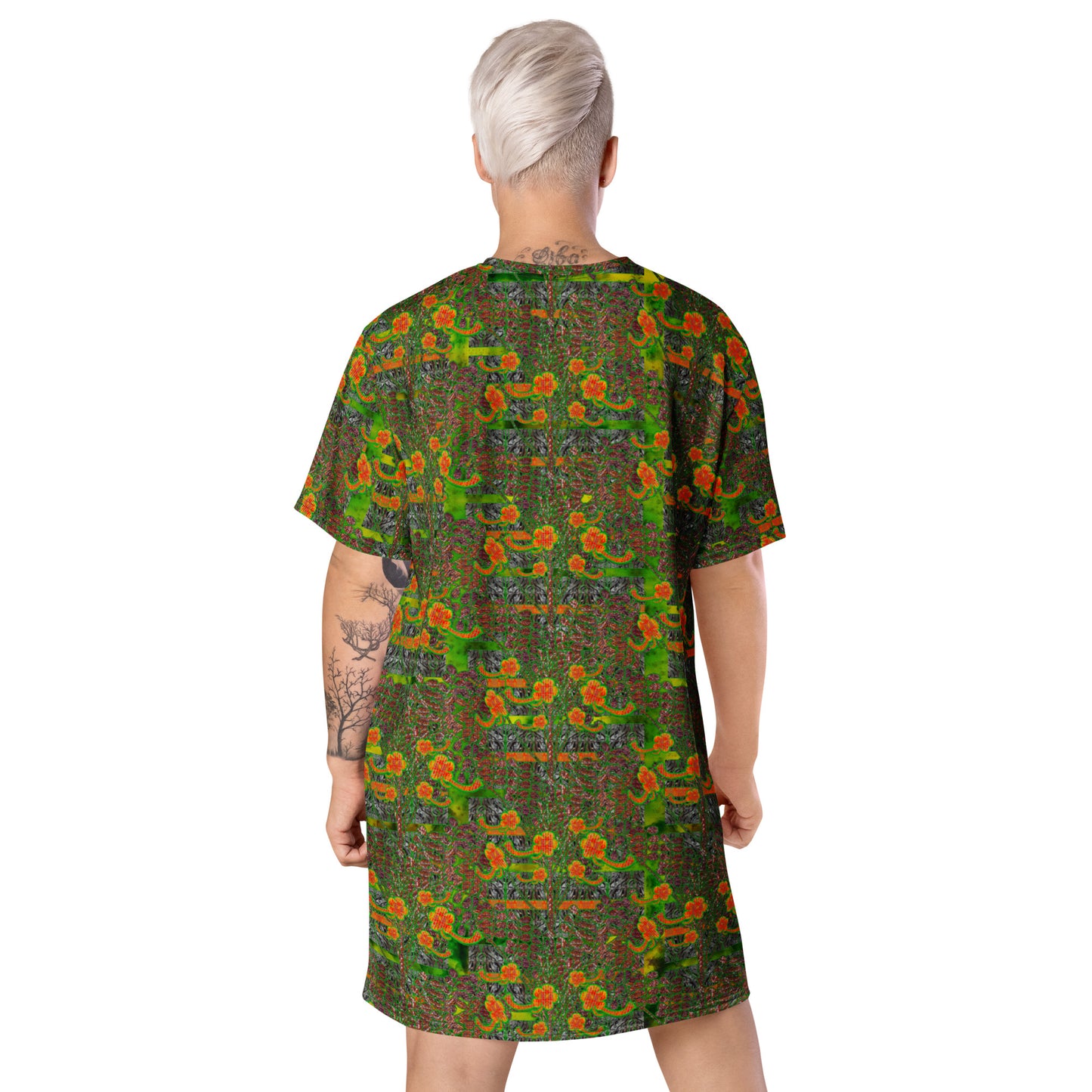 T-Shirt Tunic (Muliebris/Virilis)(Tree Link WindSong Flower) RJSTH@Fabric#3 RJSTHW2024 RJS