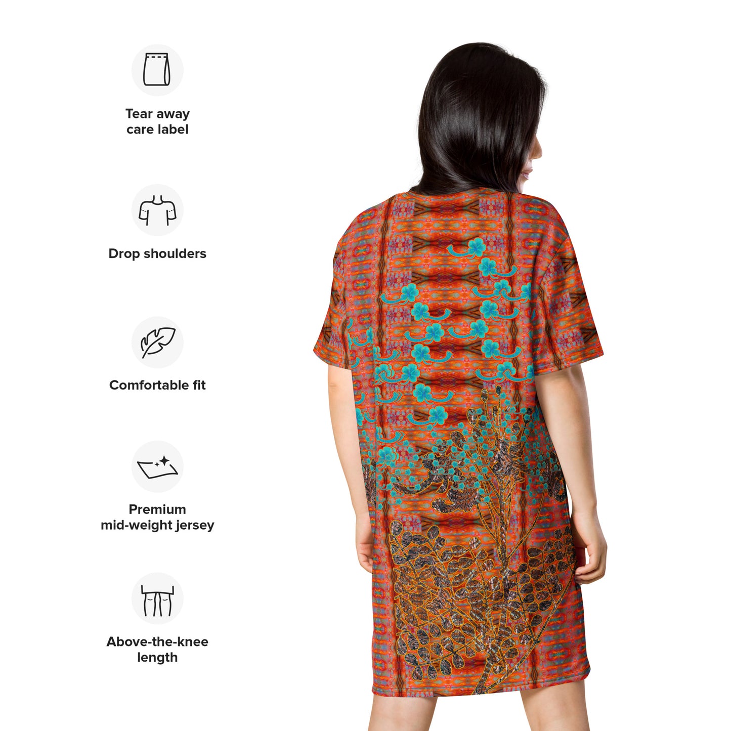 T-Shirt Tunic (Muliebris/Virilis)(WindSong Flower) RJSTH@Fabric#12 RJSTHW2024 RJS