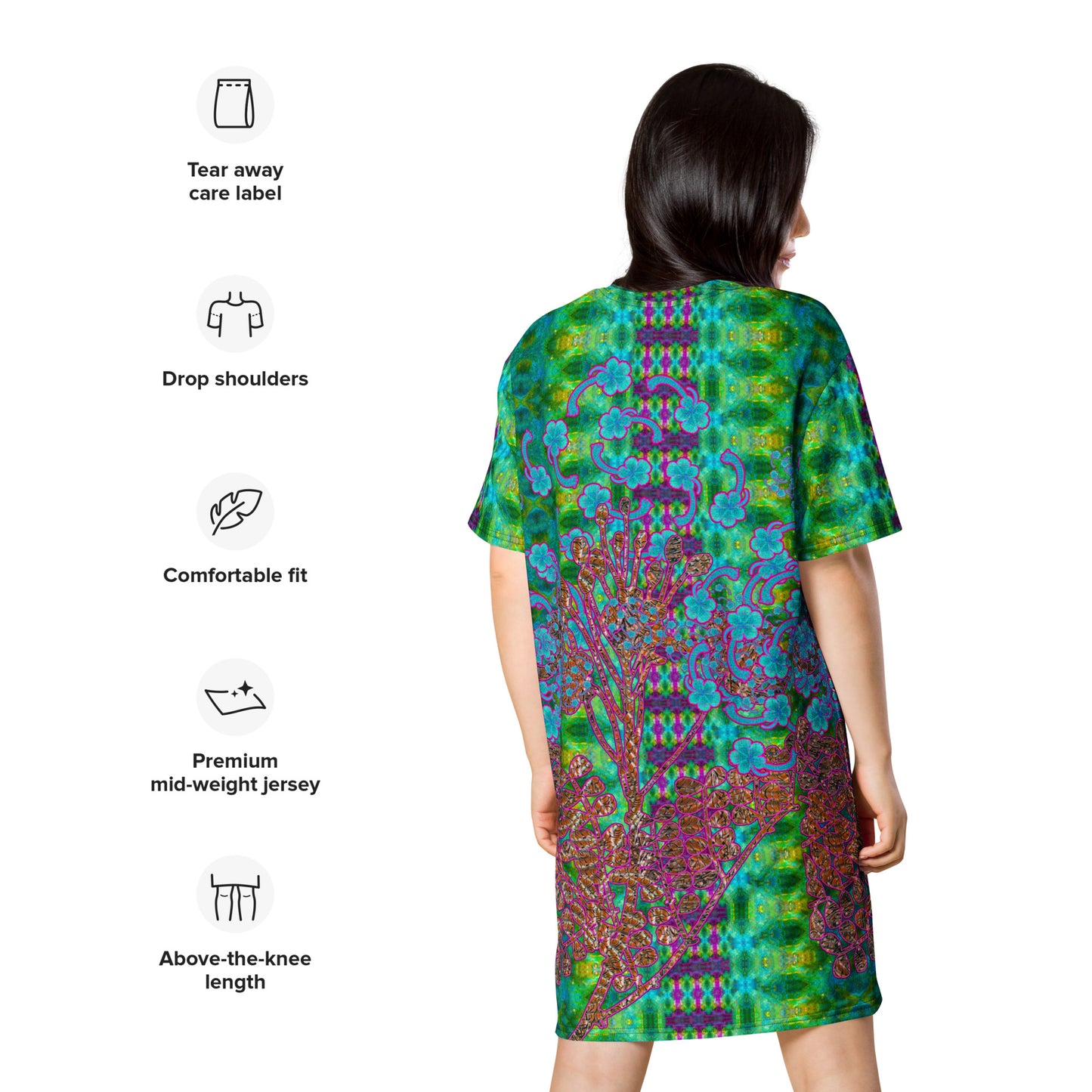 T-Shirt Tunic (Muliebris/Virilis)(WindSong Flower) RJSTH@Fabric#11 RJSTHW2024 RJS