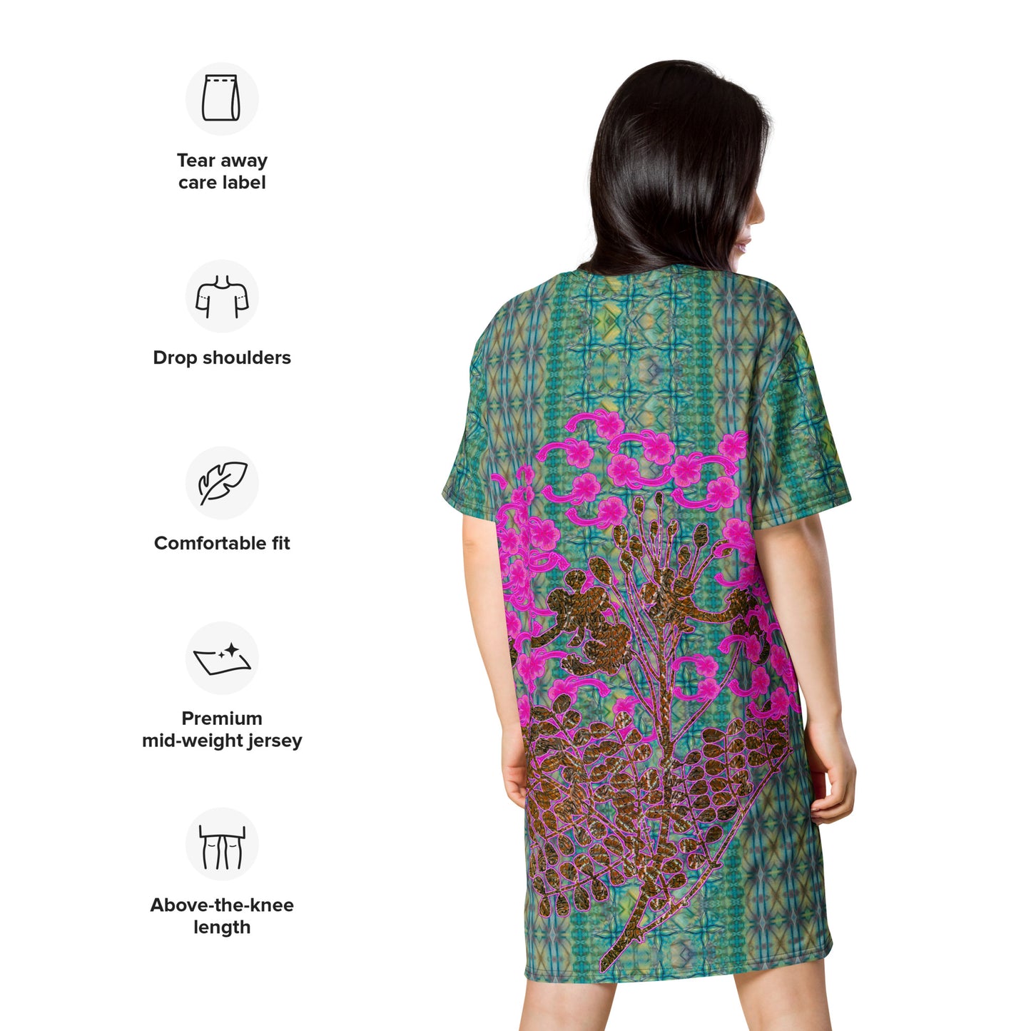 T-Shirt Tunic (Muliebris/Virilis)(WindSong Flower) RJSTH@Fabric#9 RJSTHW2024 RJS