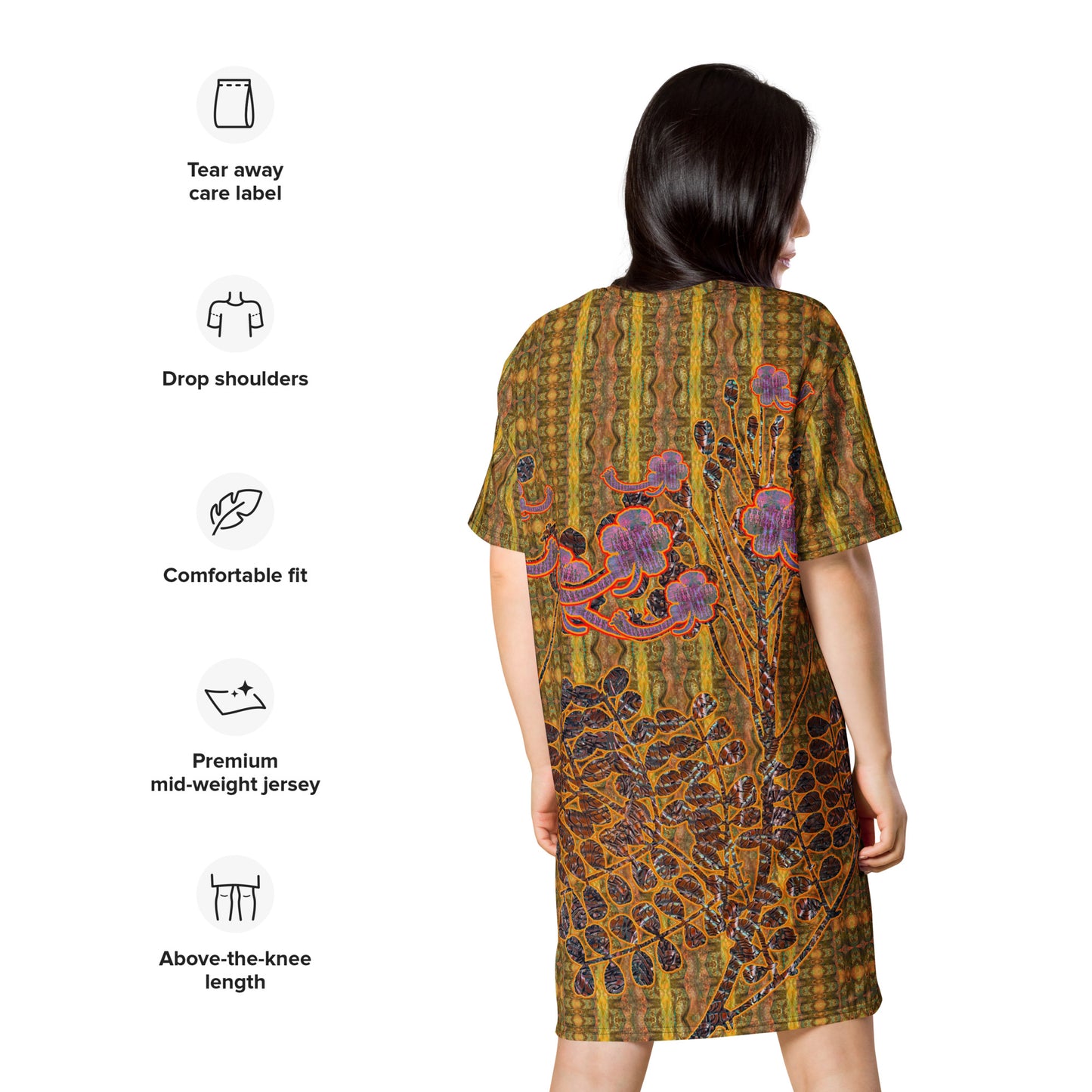 T-Shirt Tunic (Muliebris/Virilis)(WindSong Flower) RJSTH@Fabric#6 RJSTHW2024 RJS