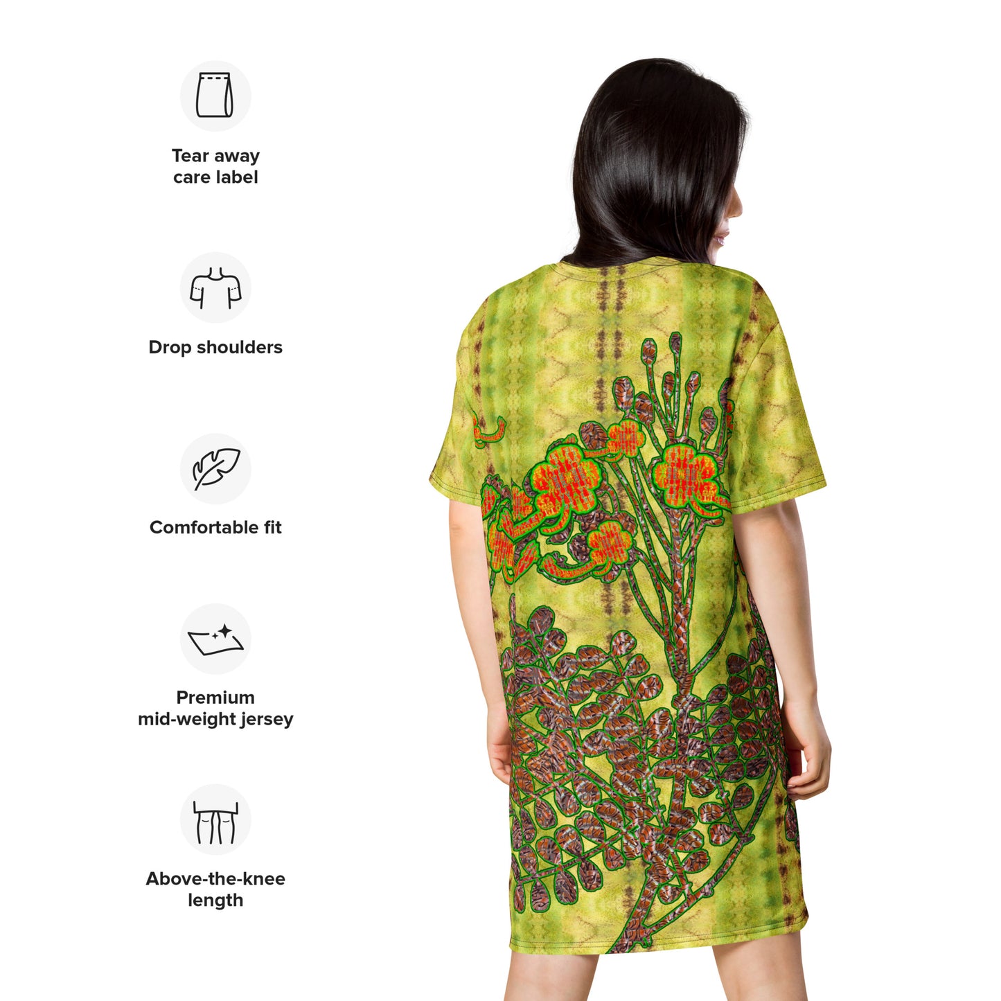 T-Shirt Tunic (Muliebris/Virilis)(WindSong Flower) RJSTH@Fabric#2 RJSTHW2024 RJS