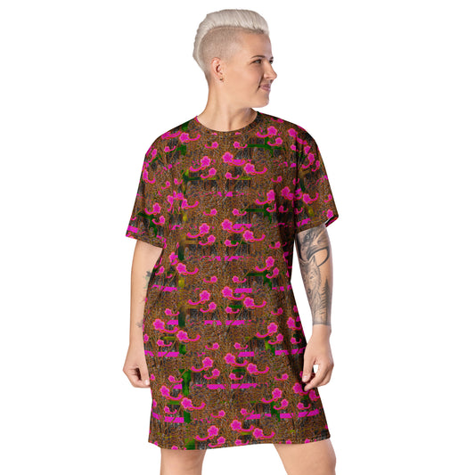 T-Shirt Tunic (Muliebris/Virilis)(Tree Link WindSong Flower) RJSTH@Fabric#7 RJSTHW2024 RJS