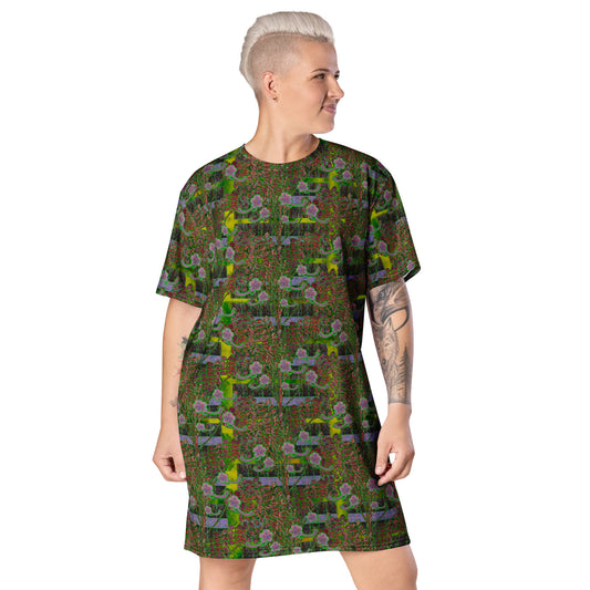 T-Shirt Tunic (Muliebris/Virilis)(Tree Link WindSong Flower) RJSTH@Fabric#5 RJSTHW2024 RJS