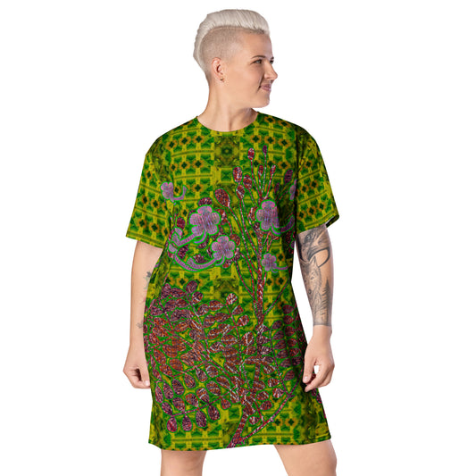 T-Shirt Tunic (Muliebris/Virilis)(WindSong Flower) RJSTH@Fabric#5 RJSTHW2024 RJS