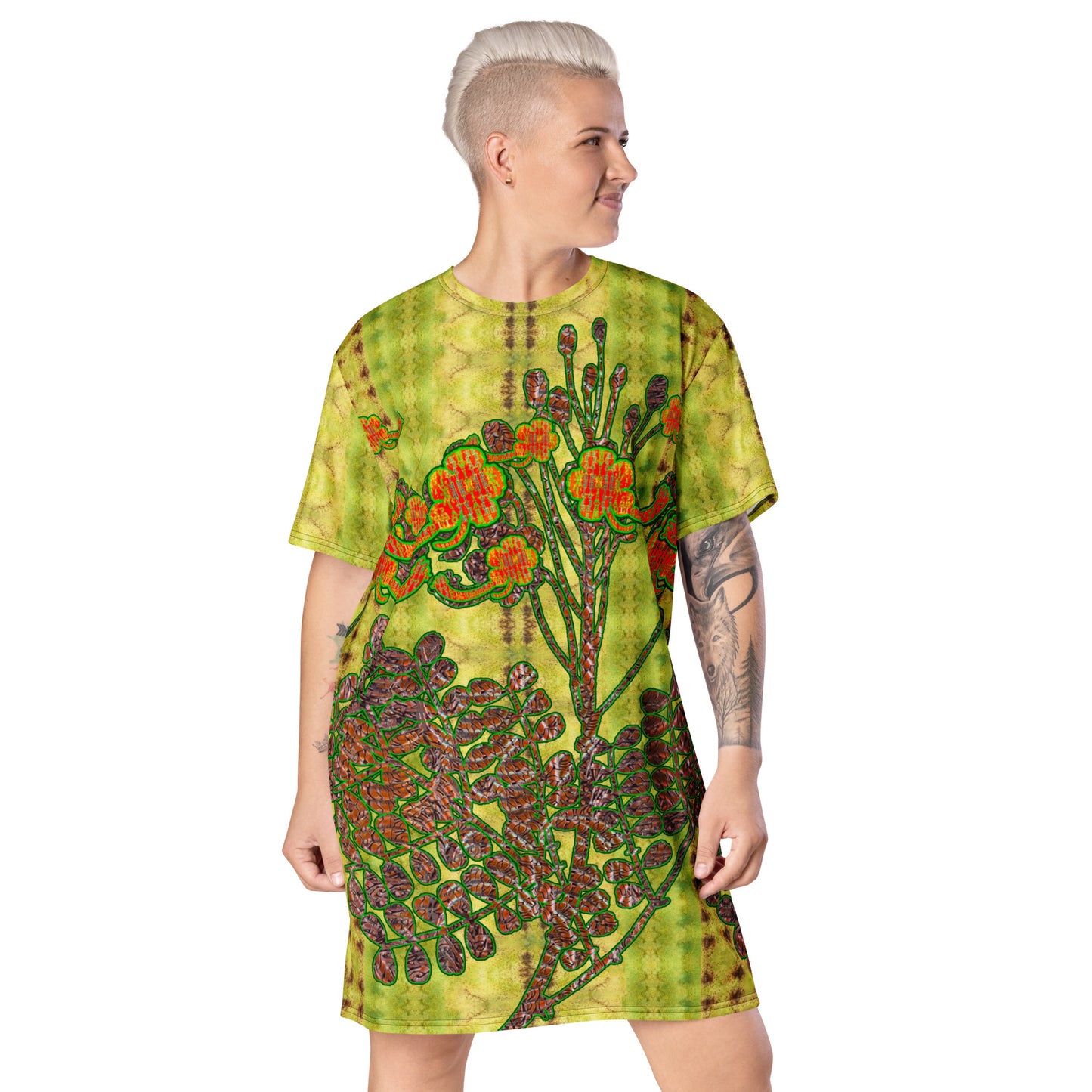 T-Shirt Tunic (Muliebris/Virilis)(WindSong Flower) RJSTH@Fabric#2 RJSTHW2024 RJS