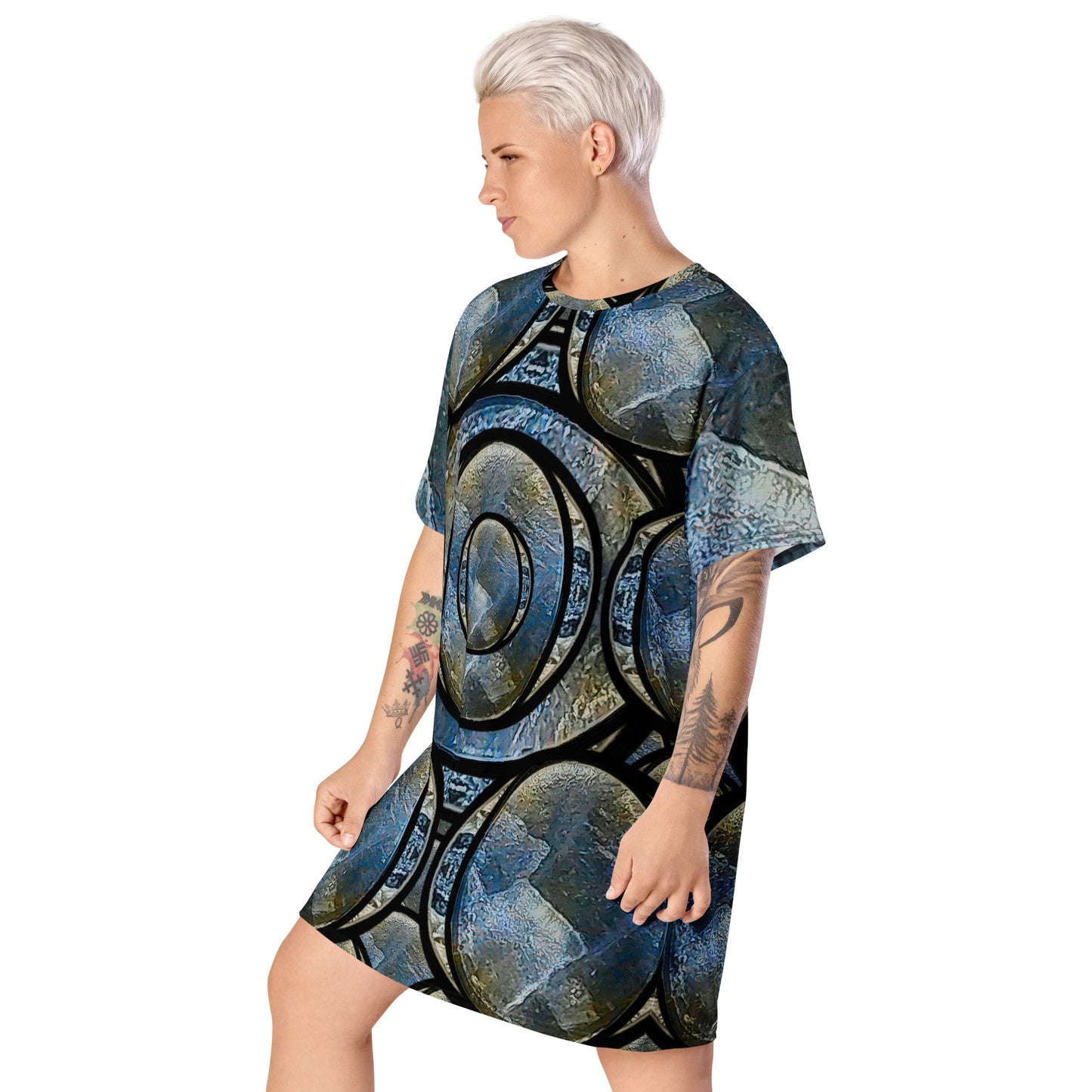 T-Shirt Tunic (Muliebris/Virilis)(Opal Skies Cantus Primus "Lūminōsitās") RJSTHs2024 RJS