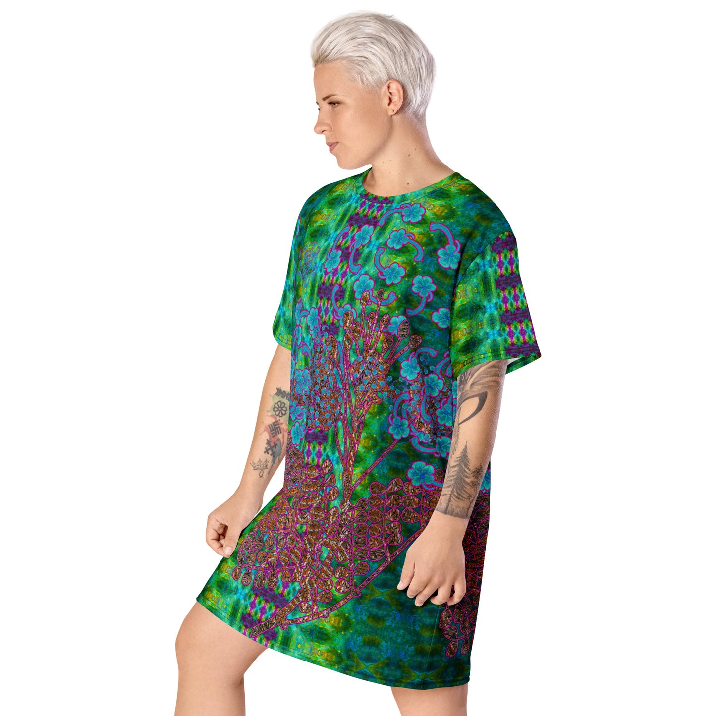 T-Shirt Tunic (Muliebris/Virilis)(WindSong Flower) RJSTH@Fabric#11 RJSTHW2024 RJS