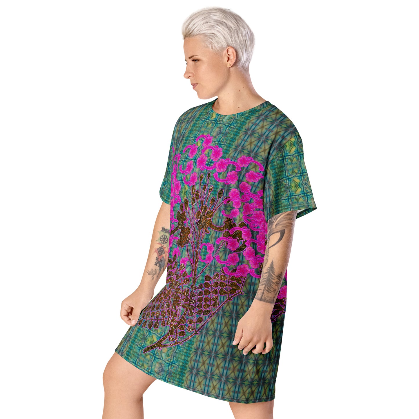 T-Shirt Tunic (Muliebris/Virilis)(WindSong Flower) RJSTH@Fabric#9 RJSTHW2024 RJS