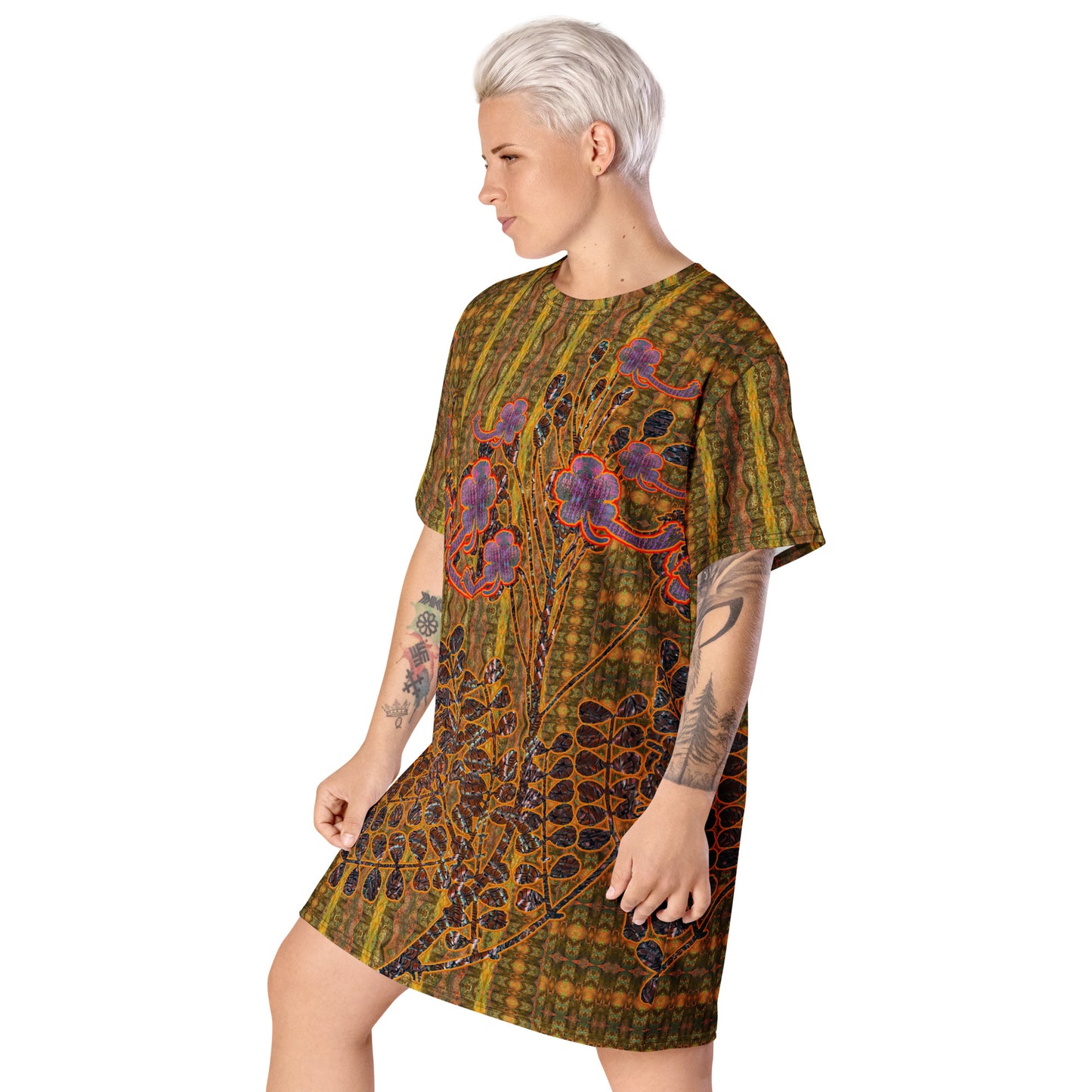 T-Shirt Tunic (Muliebris/Virilis)(WindSong Flower) RJSTH@Fabric#6 RJSTHW2024 RJS