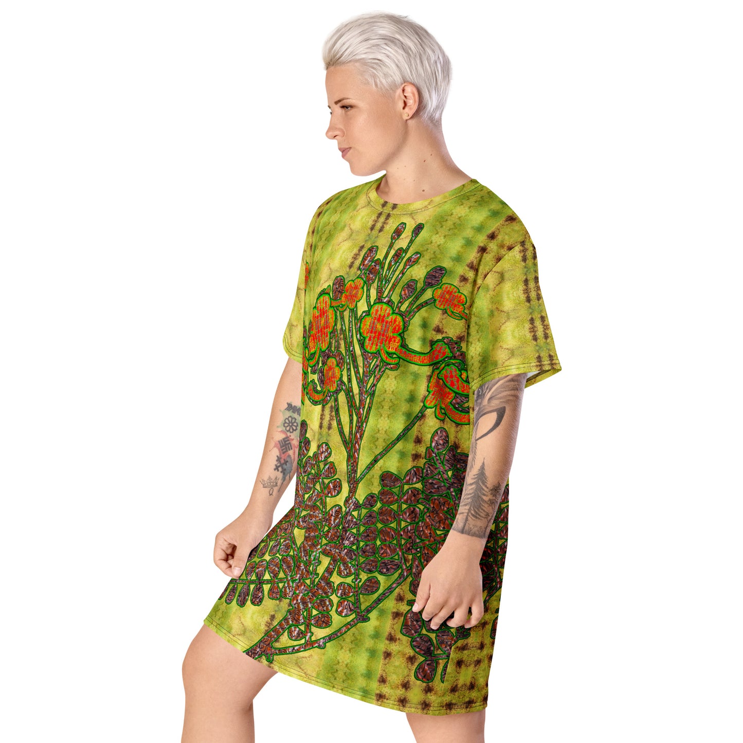 T-Shirt Tunic (Muliebris/Virilis)(WindSong Flower) RJSTH@Fabric#2 RJSTHW2024 RJS