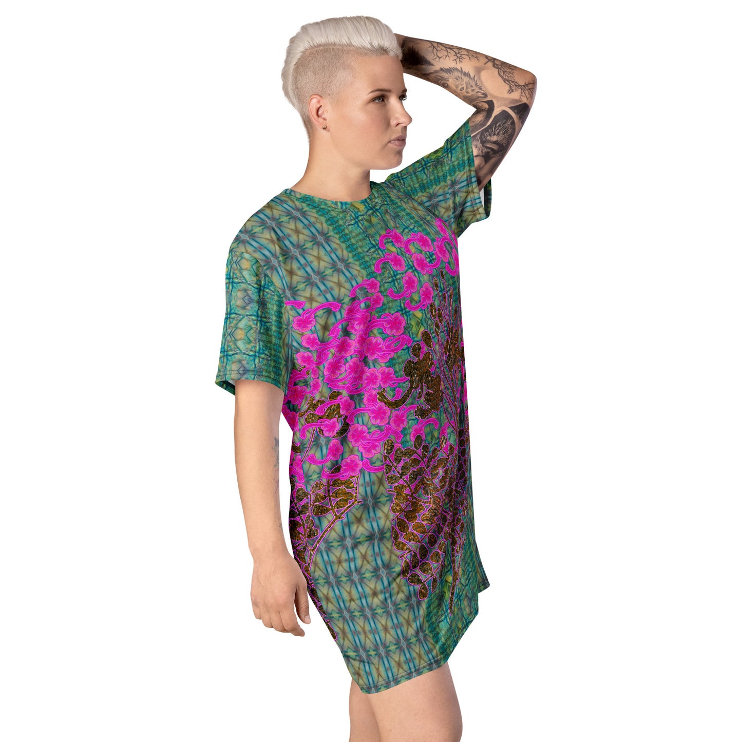 T-Shirt Tunic (Muliebris/Virilis)(WindSong Flower) RJSTH@Fabric#9 RJSTHW2024 RJS