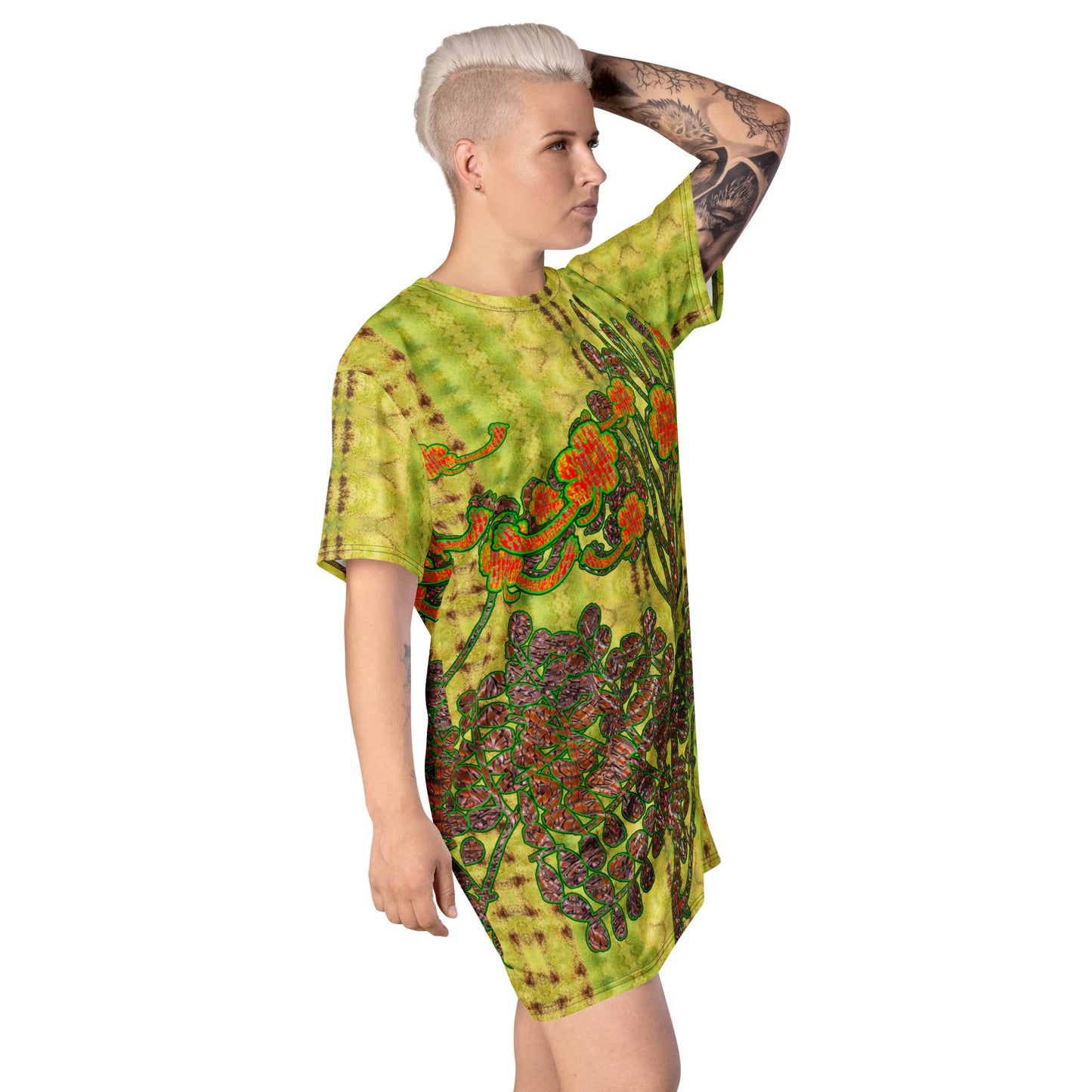 T-Shirt Tunic (Muliebris/Virilis)(WindSong Flower) RJSTH@Fabric#2 RJSTHW2024 RJS