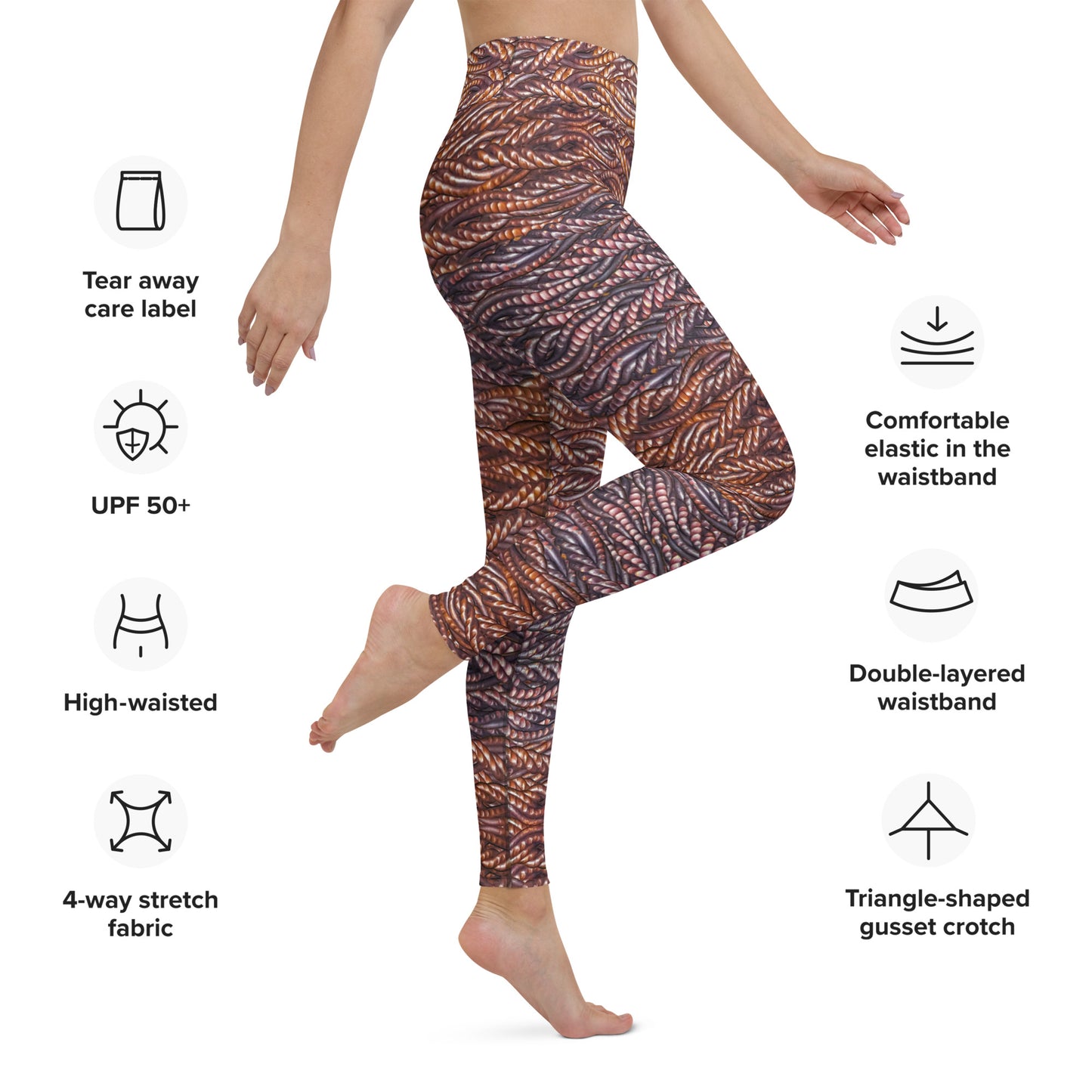 Leggings Yoga (Her/Muliebris)(Grail Hearth Core Copper Fabric) RJSTHw2023 RJS  