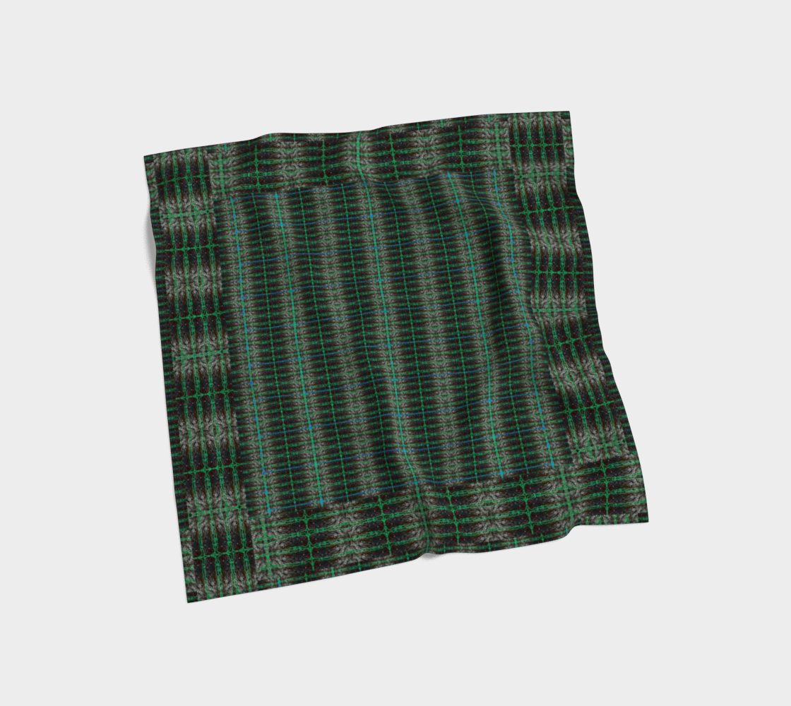 Silk Art Scarf (Vitta Serica Artis)(Rind#10 Tree Link Blue Logo) RJSTH@Fabric#10 RJSTHW2026 RJS