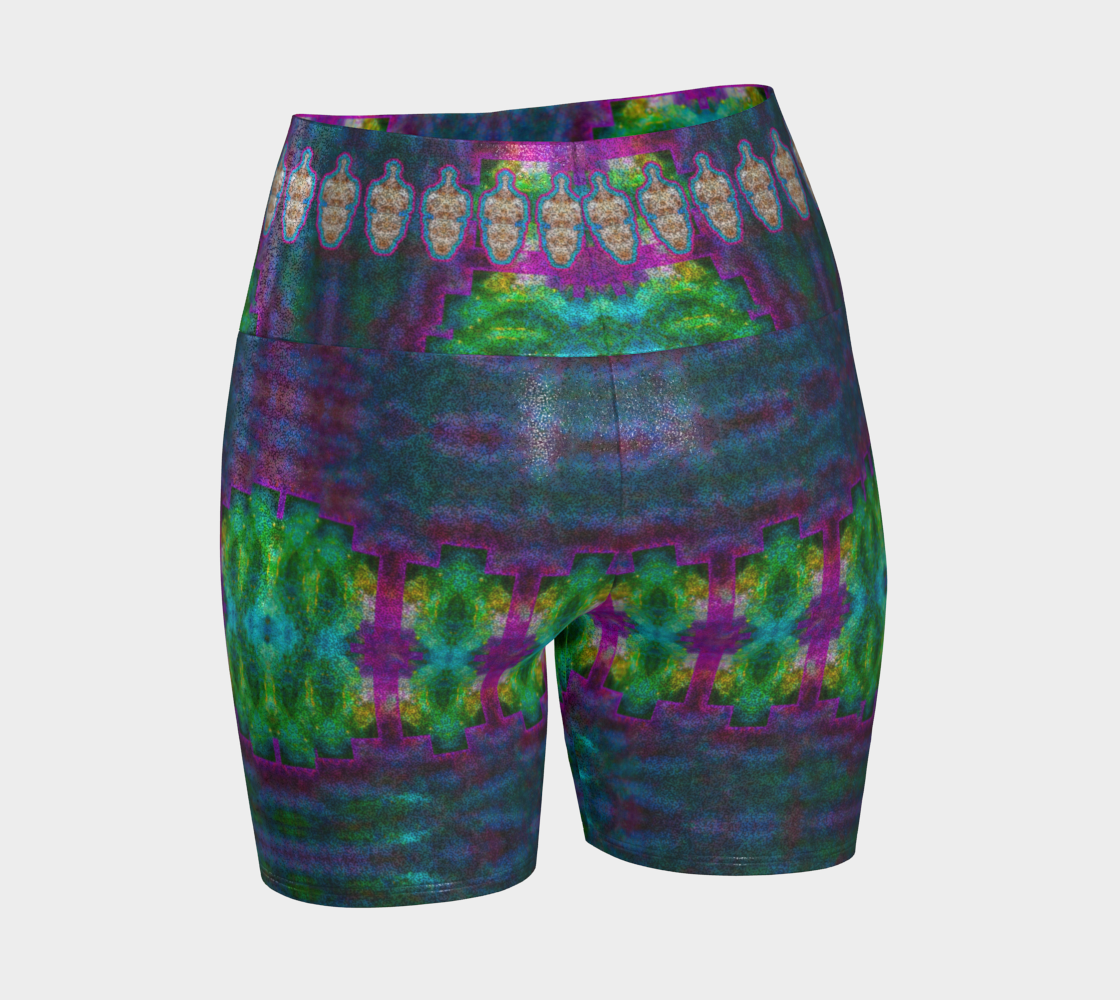 Glitter Yoga Shorts (Muliebris/Virilis)(Chrysalis Cohort) RJSTH@Fabric#11 RJSTHs2024 RJS