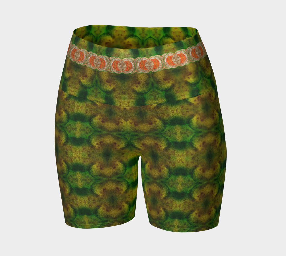 Glitter Yoga Shorts (Muliebris/Virilis)(Ouroboros Smith Butterfly) RJSTH@Fabric#3 RJSTHs2024 RJS