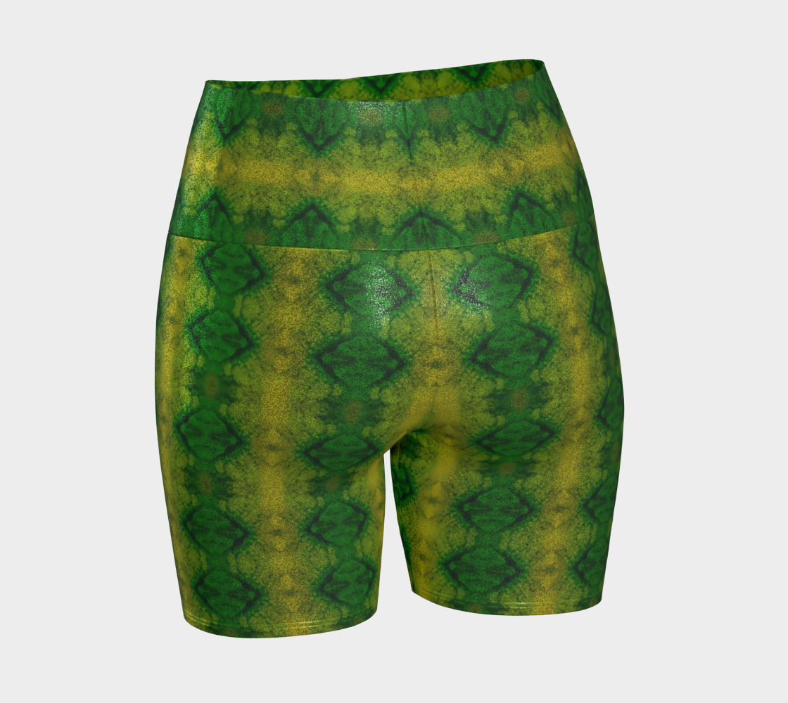 Glitter Yoga Shorts (Muliebris/Virilis)(Purely Jade Light) RJSTHs2024 RJS