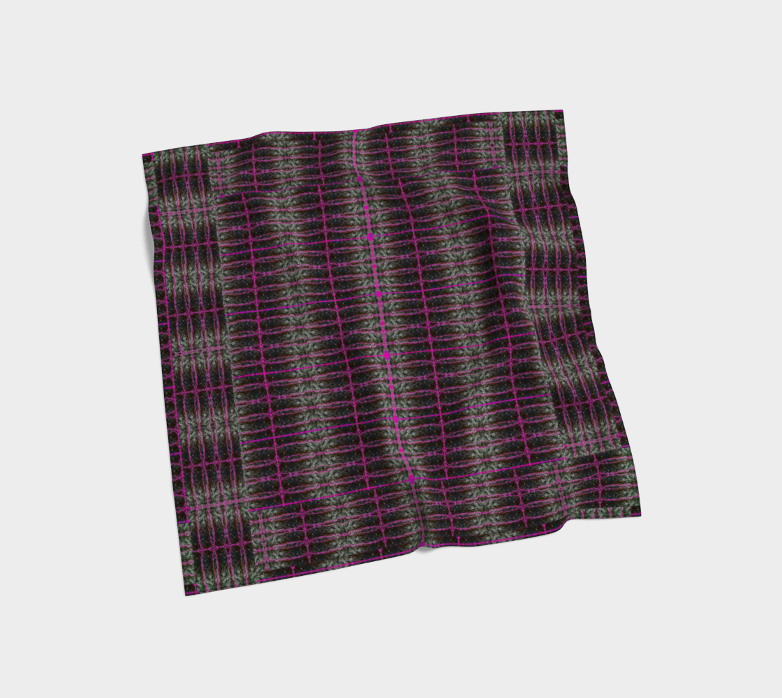 Silk Art Scarf (Vitta Serica Artis)(Rind#9 Tree Link Pink Logo) RJSTH@Fabric#9 RJSTHW2026 RJS