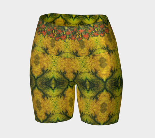 Glitter Yoga Shorts (Muliebris/Virilis)(Grail Night Flower) RJSTH@Fabric#1 RJSTHW2024 RJS