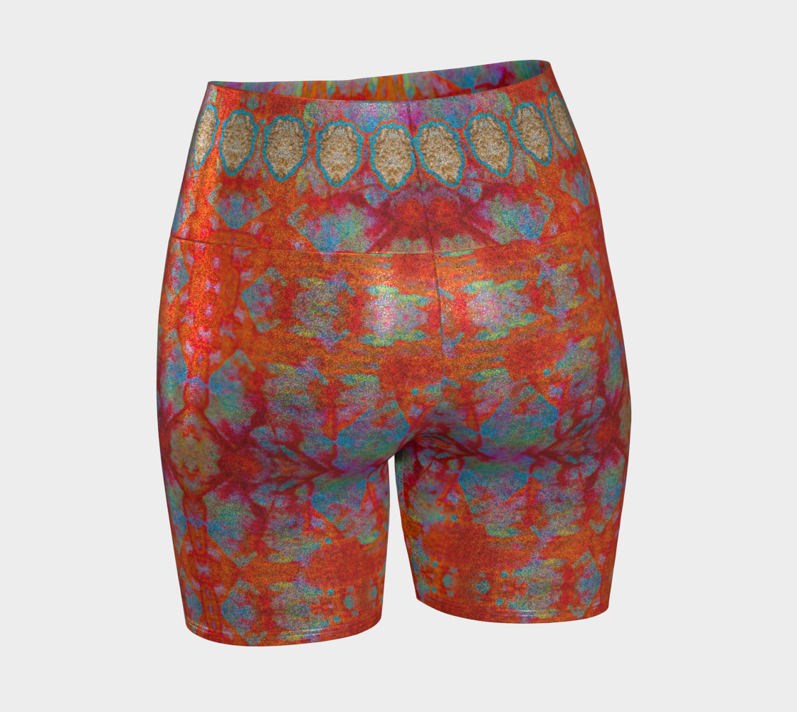 Glitter Yoga Shorts (Muliebris/Virilis)(Chrysalis Cohort) RJSTH@Fabric#12 RJSTHs2024 RJS