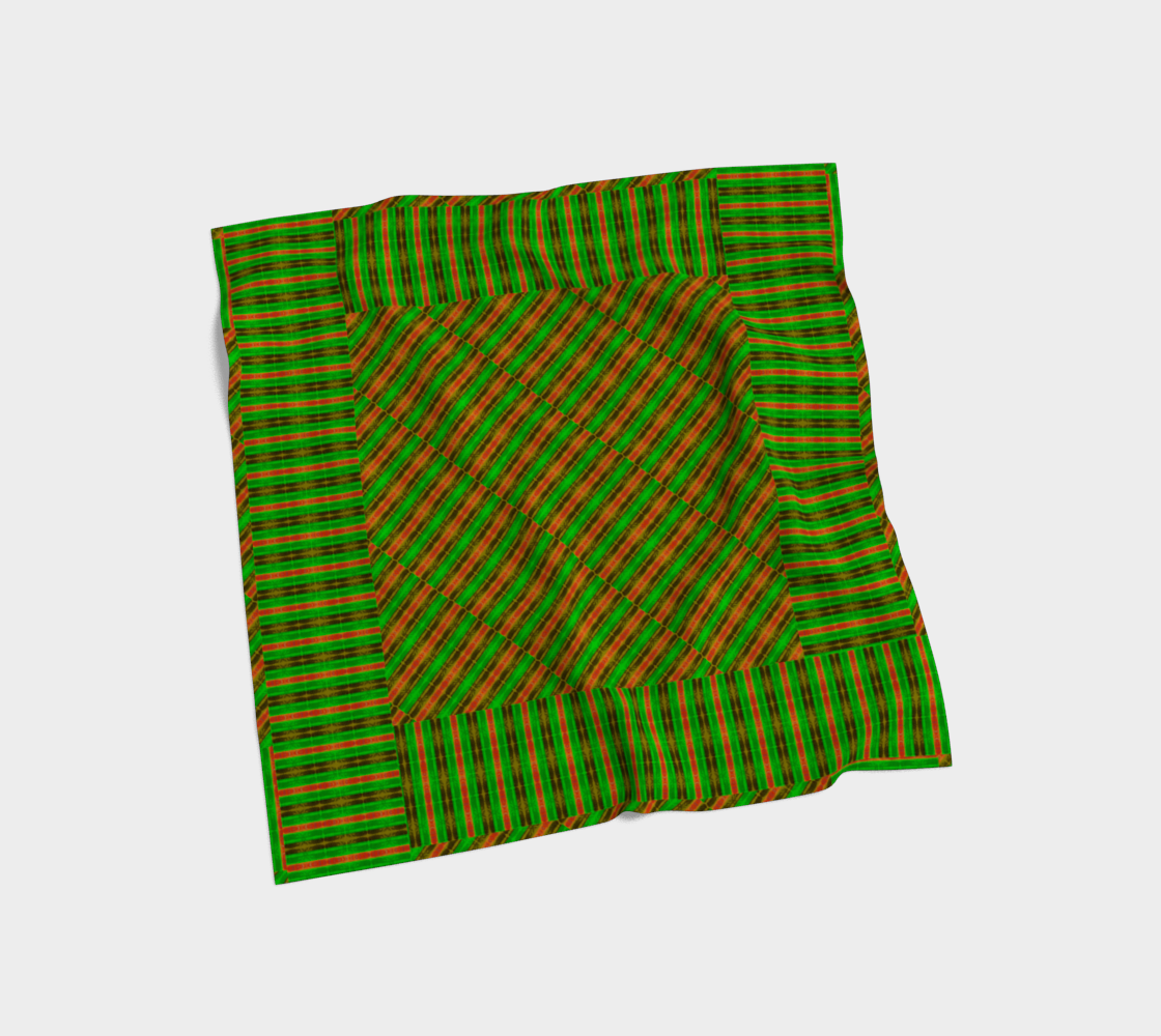 Silk Art Scarf (Vitta Serica Artis)(Rind Links Orange Logo) RJSTH@Fabric#1 RJSTHW2026 RJS
