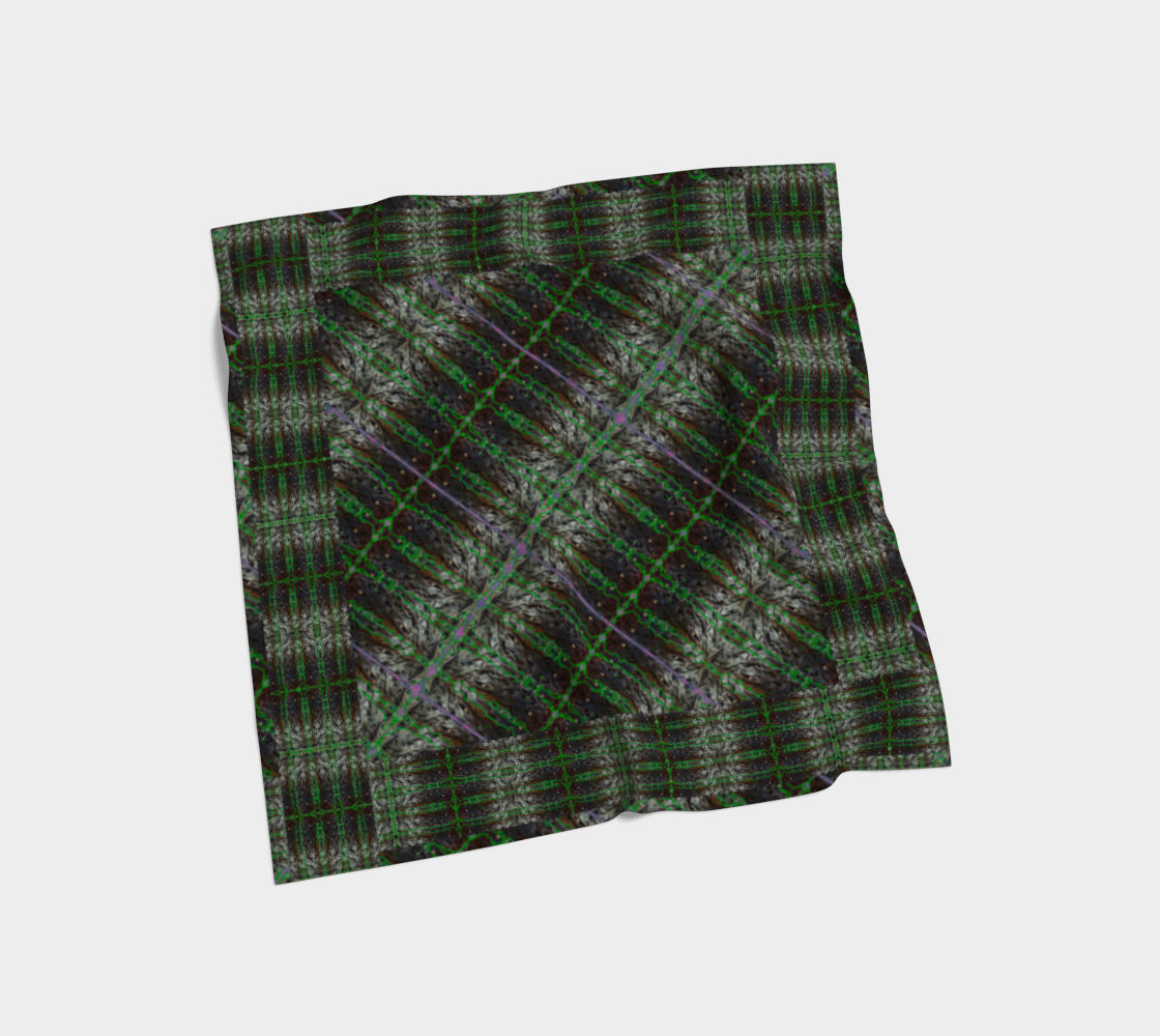 Silk Art Scarf (Vitta Serica Artis)(Rind#5 Tree Link Purple Logo) RJSTH@Fabric#5 RJSTHW2026 RJS