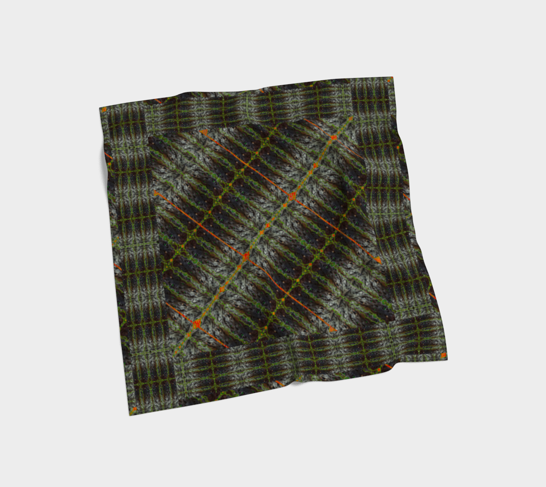 Silk Art Scarf (Vitta Serica Artis)(Rind#1 Tree Link Orange Logo) RJSTH@Fabric#1 RJSTHW2026 RJS