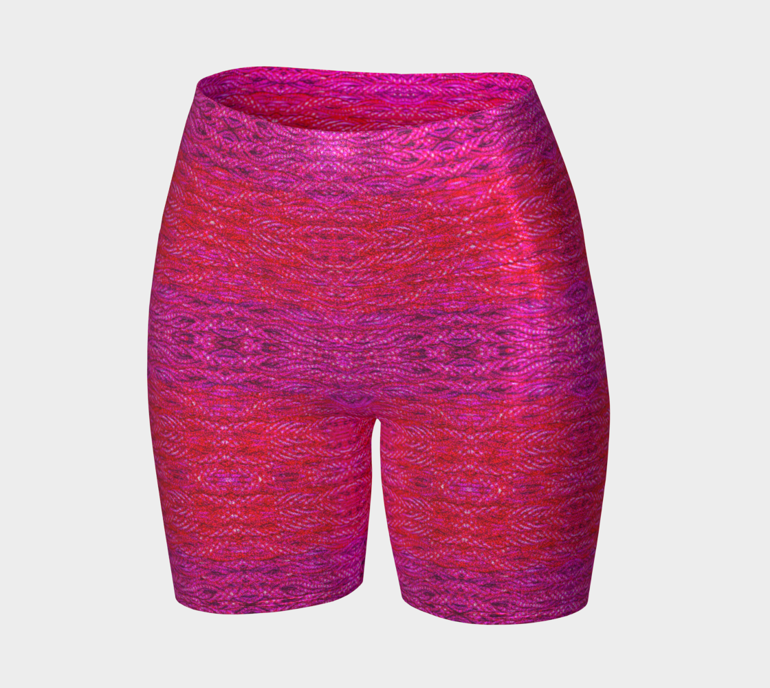 Glitter Yoga Shorts (Muliebris/Virilis)(Grail Hearth Core Pink Logo@Alchemic) RJSTHW2024 RJS