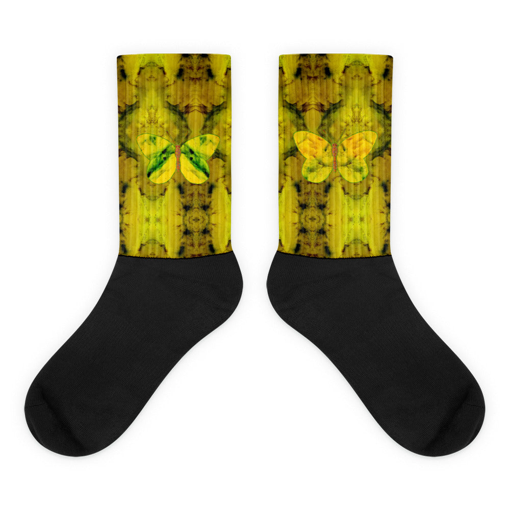 Socks (Unisex)(Butterfly Glade Denizen) RJSTH@Fabric#1 RJSTHW2021 RJS