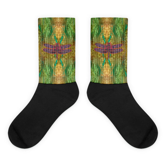 Socks (Unisex)(Dragonfly) RJSTH@Fabric#6 RJSTHW2021 RJS