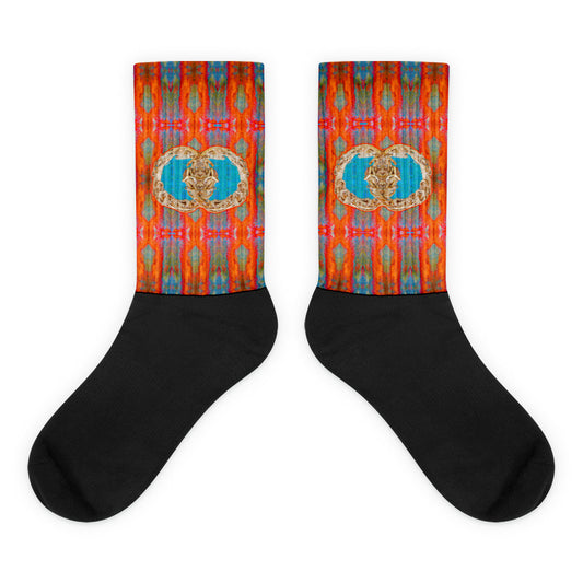 Socks (Unisex)(Ouroboros Smith Butterfly) RJSTH@Fabric#12 RJSTHW2021 RJS