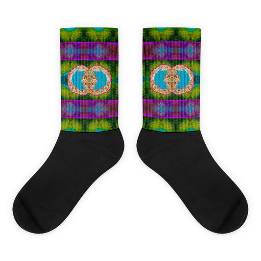 Socks (Unisex)(Ouroboros Smith Butterfly) RJSTH@Fabric#11 RJSTHW2021 RJS