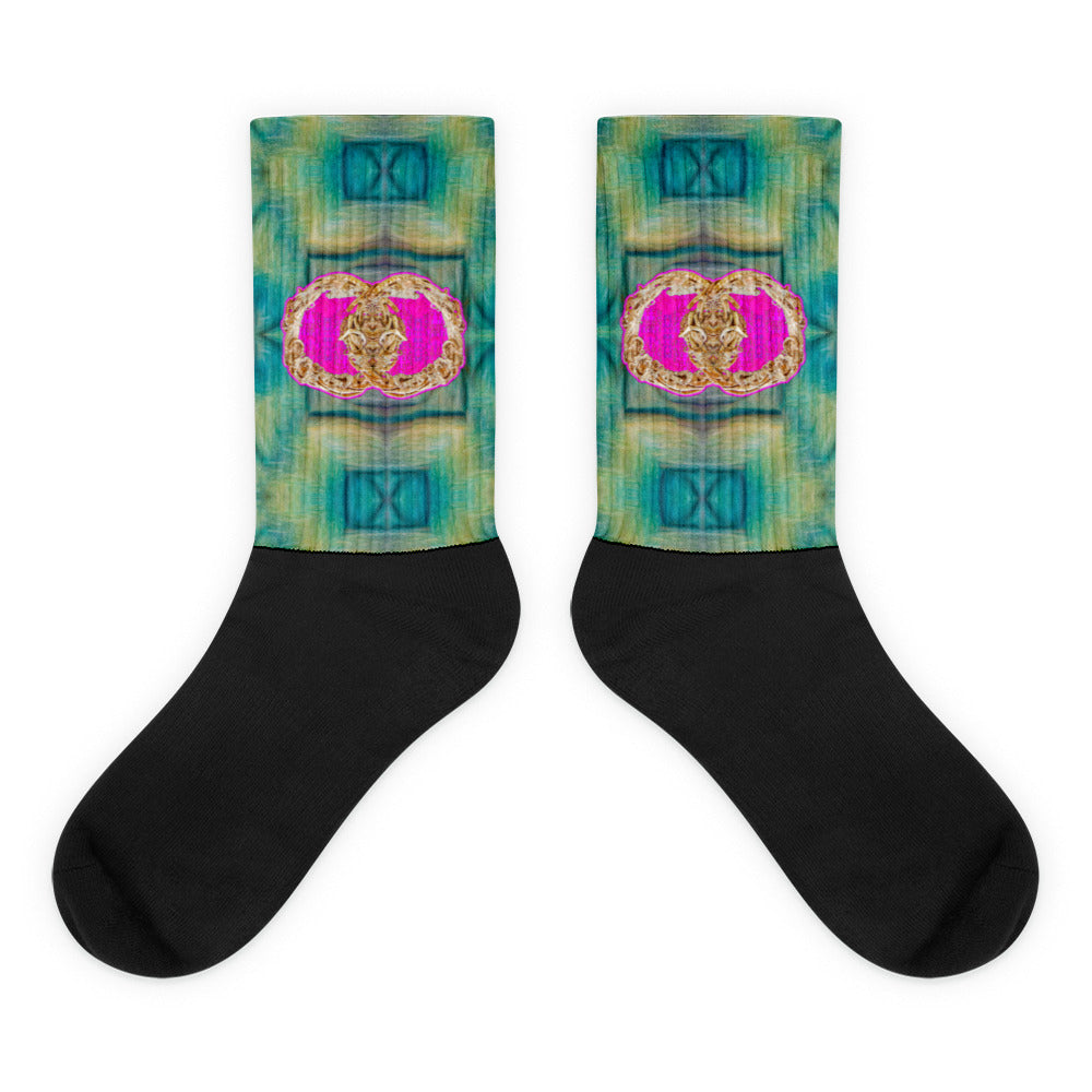 Socks (Unisex)(Ouroboros Smith Butterfly) RJSTH@Fabric#9 RJSTHW2021 RJS