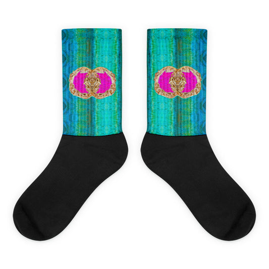 Socks (Unisex)(Ouroboros Smith Butterfly) RJSTH@Fabric#8 RJSTHW2021 RJS