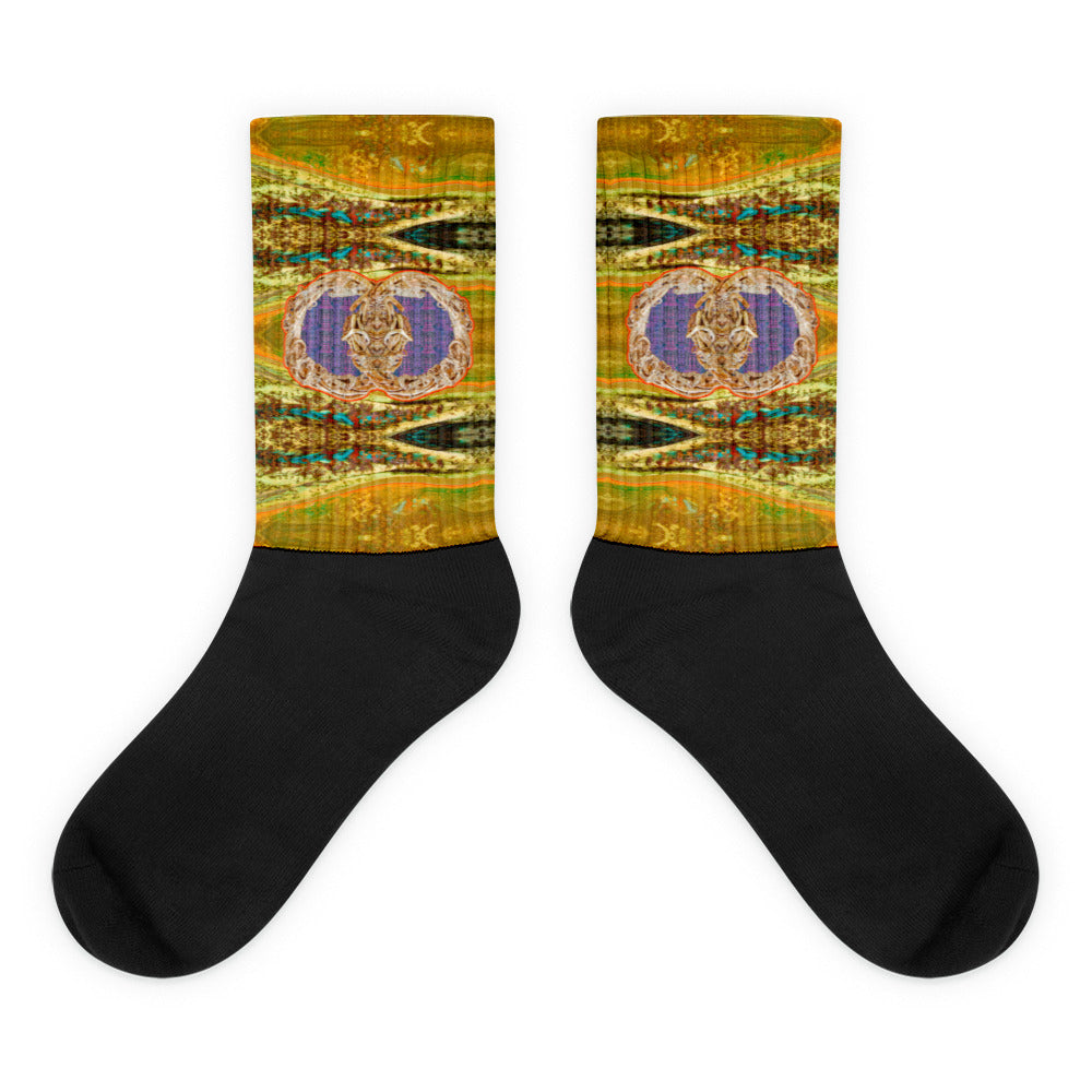 Socks (Unisex)(Ouroboros Smith Butterfly) RJSTH@Fabric#6 RJSTHW2021 RJS