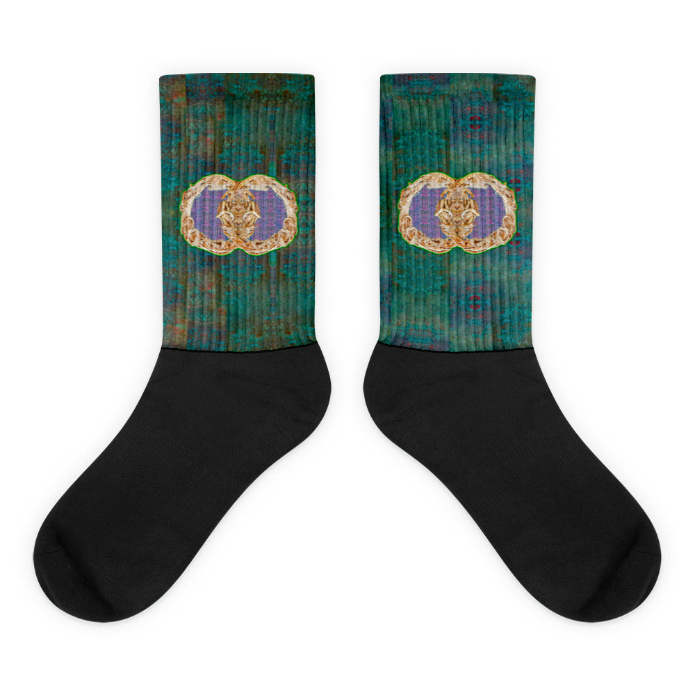 Socks (Unisex)(Ouroboros Smith Butterfly) RJSTH@Fabric#4 RJSTHW2021 RJS