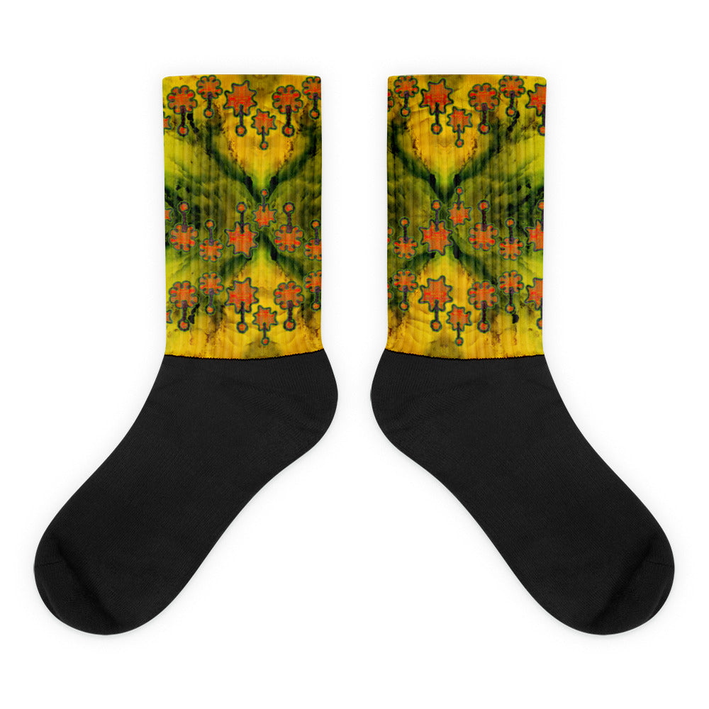 Chaussettes (Unisexe)(Graal Night Flower) RJSTH@Fabric#1 RJSTHW2021 RJS