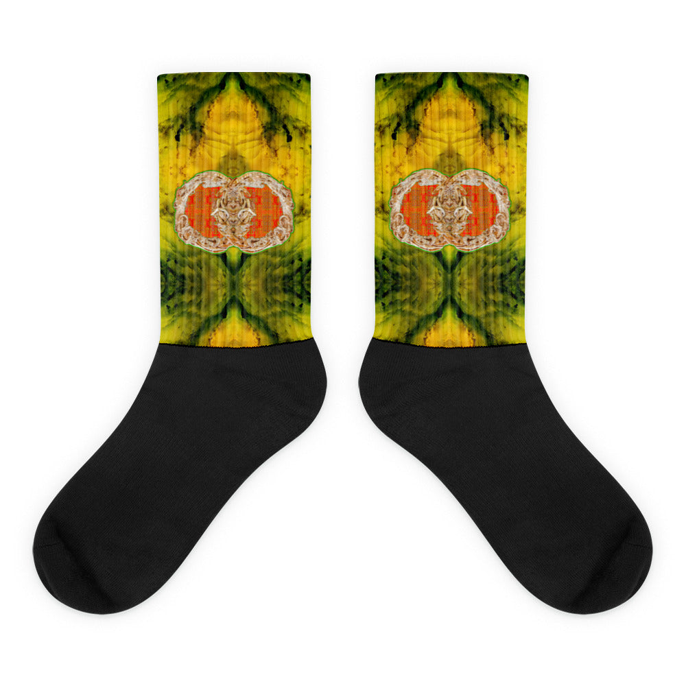 Socks (Unisex)(Ouroboros Smith Butterfly) RJSTH@Fabric#1 RJSTHW2021 RJS