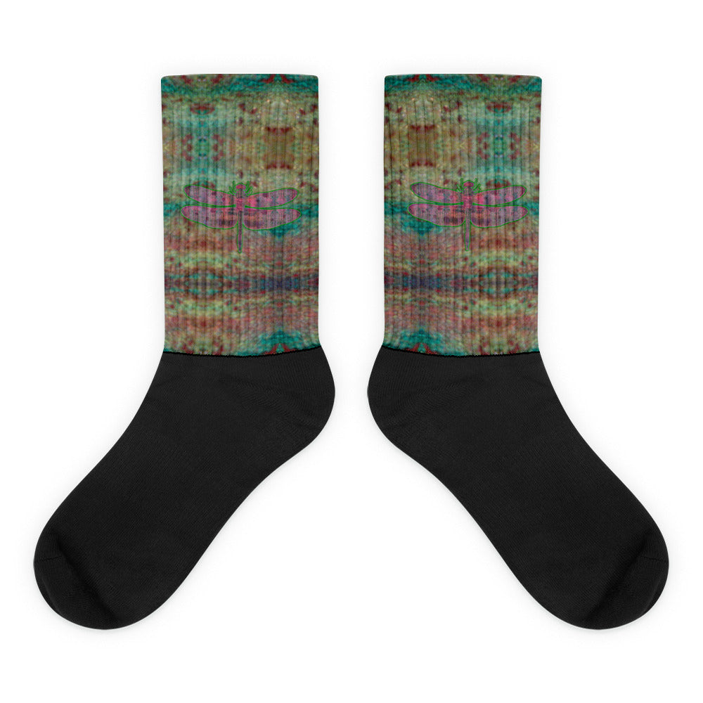 Socks (Unisex)(Dragonfly) RJSTH@Fabric#4 RJSTHW2021 RJS