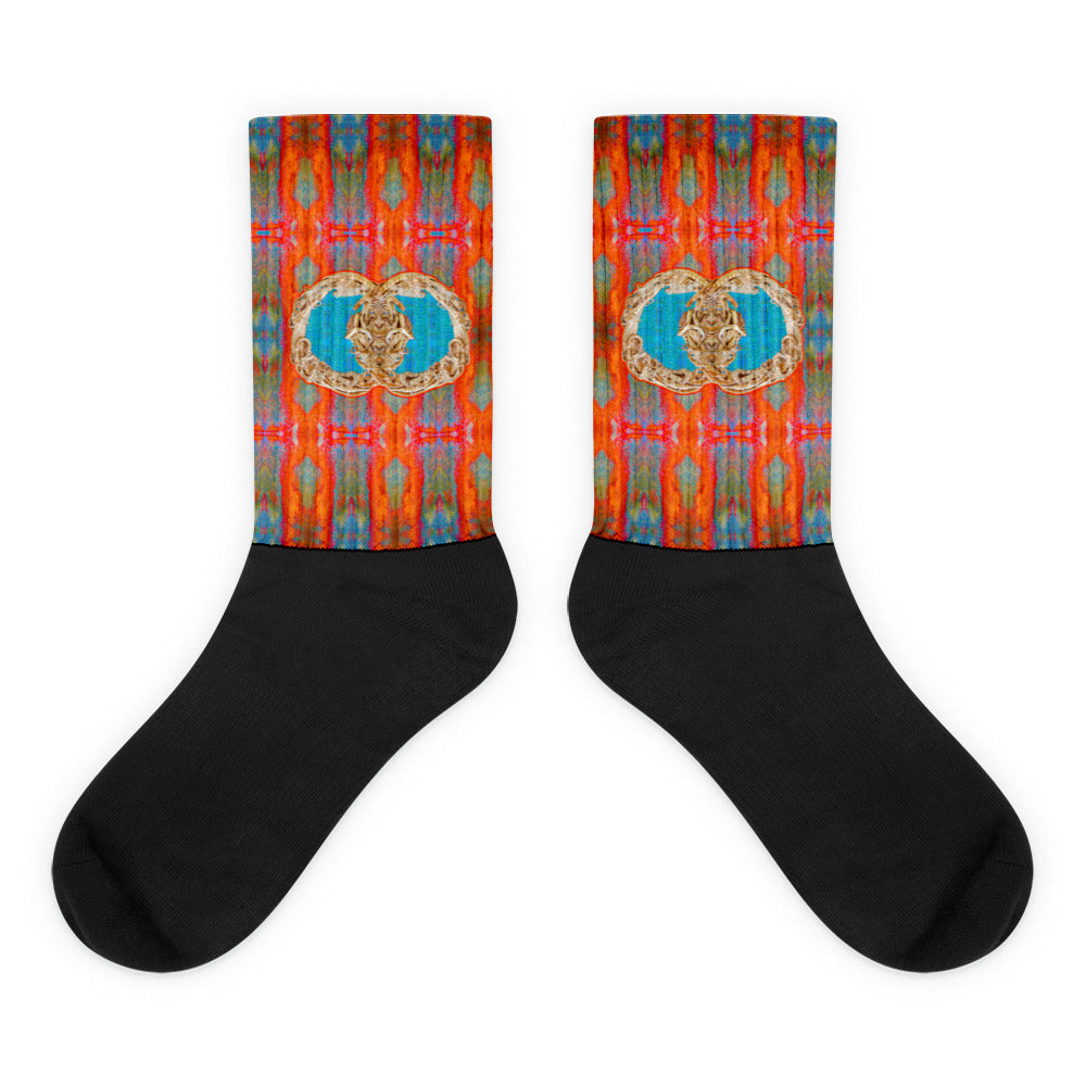Socks (Unisex)(Ouroboros Smith Butterfly) RJSTH@Fabric#12 RJSTHW2021 RJS