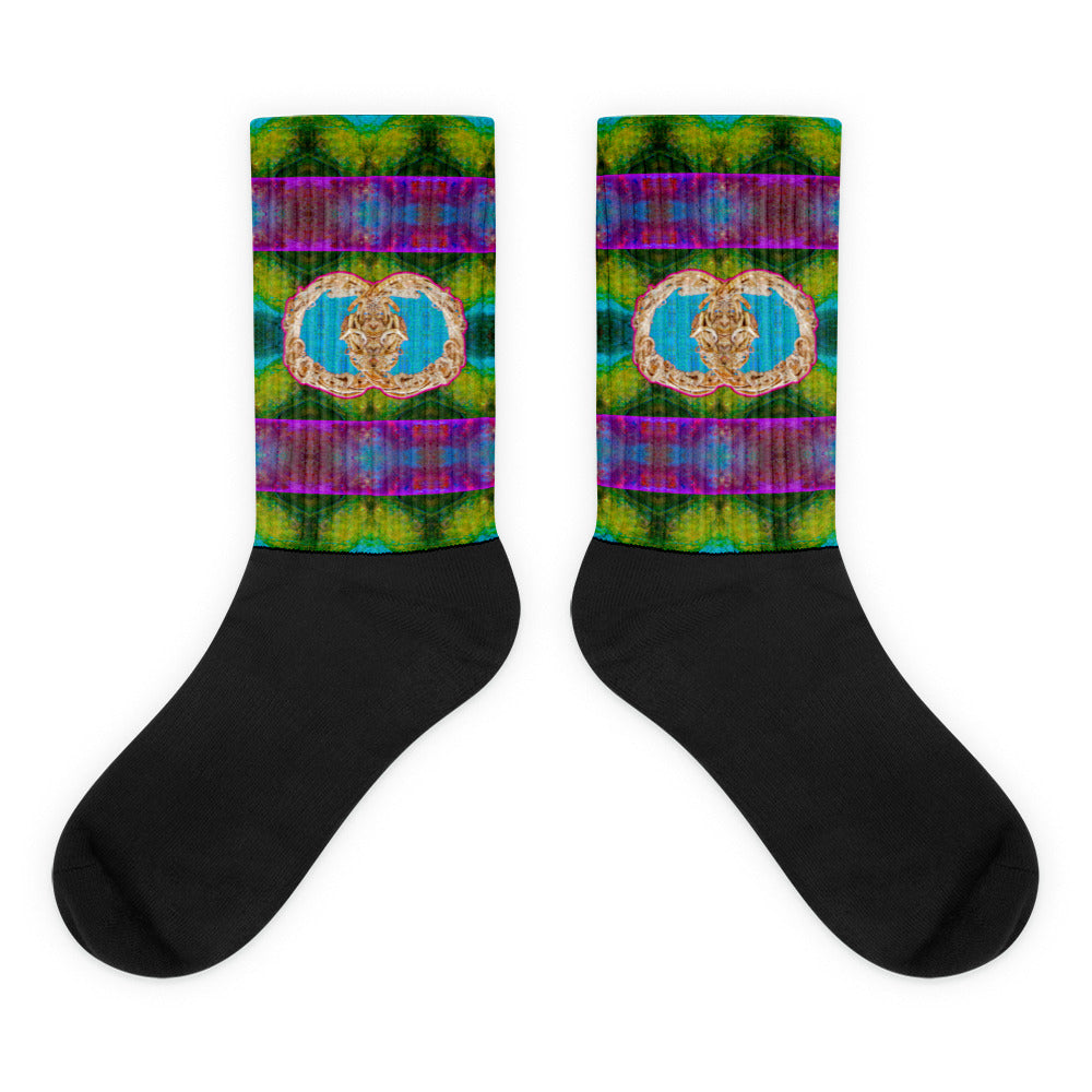 Socks (Unisex)(Ouroboros Smith Butterfly) RJSTH@Fabric#11 RJSTHW2021 RJS