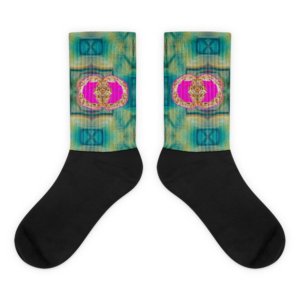 Socks (Unisex)(Ouroboros Smith Butterfly) RJSTH@Fabric#9 RJSTHW2021 RJS